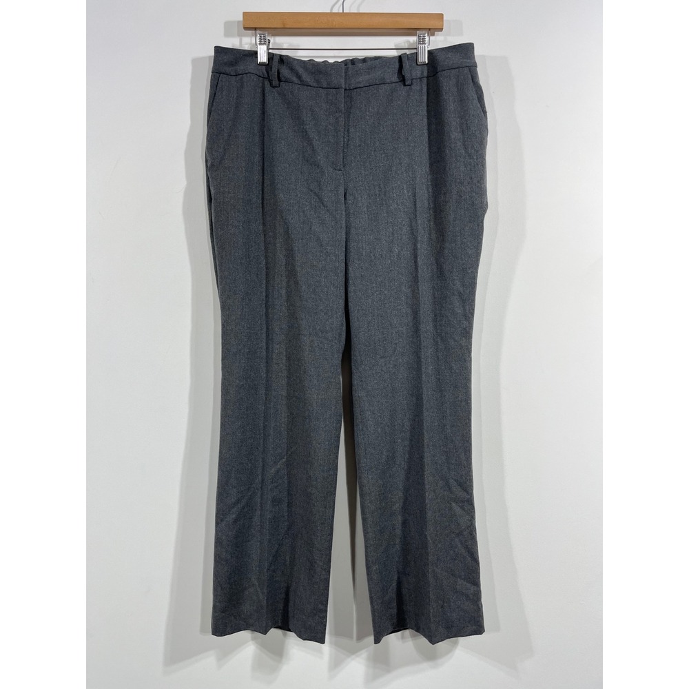 Talbots Heritage Quiet Luxury Italian Wool Straight Leg Dress Pants Womens 16WP